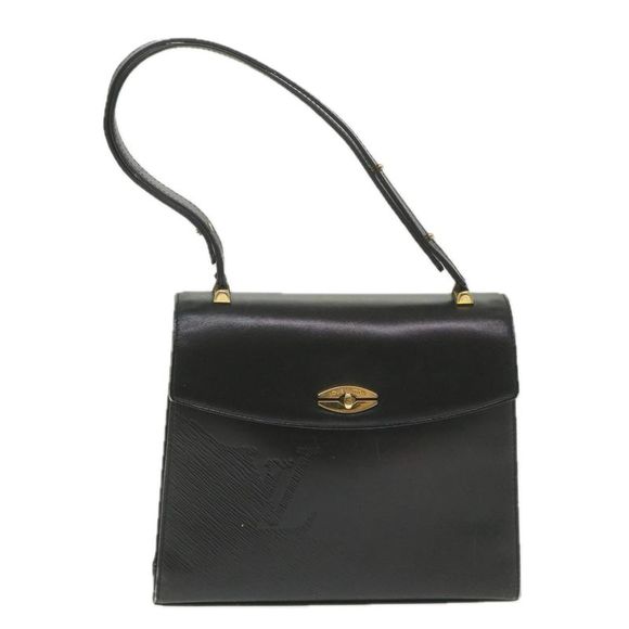 Louis Vuitton Handbags - Louis Vuitton Malesherbes Black Leather Shoulder Bag (Pre-Owned)